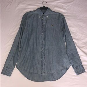Denim Polo Button Up
